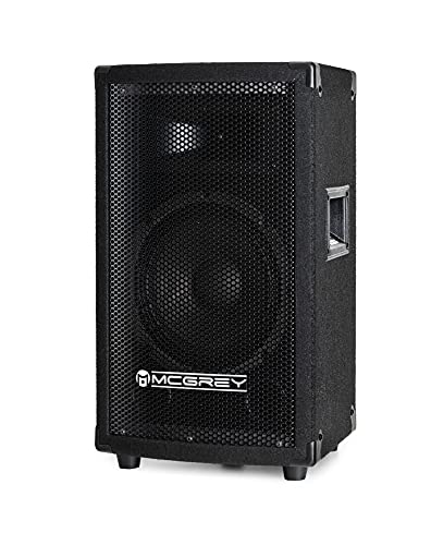 McGrey TP-8 DJ PA Lautsprecher Box 20cm (8“) Subwoofer 300W (Passiv, 2-Wege System, Holzgehäuse)
