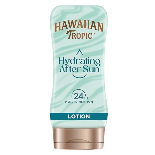 Hawaiian Tropic | Hydrating After Sun – für den Erhalt der Bräune, 180 ml, 24-Feuchigkeitspflege, mit Aloe Vera, vegan
