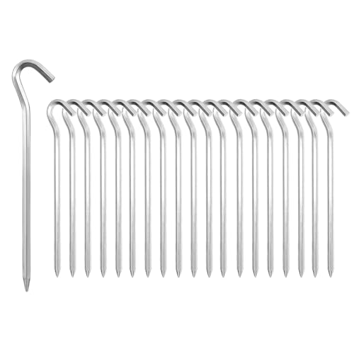 20 Stück Zeltheringe, 18cm Zeltheringe Camping Erdnägel Häringe Zelt Häringe Zelt, Zeltzubehör Heringe für Camping, Gartenarbeit Usw