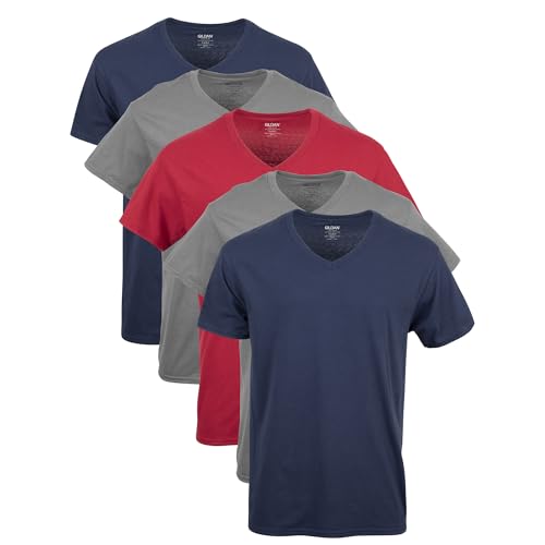 Gildan Herren-T-Shirts V-Ausschnitt Multipack Style G1103