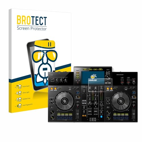 BROTECT Schutzglas für Pioneer XDJ -RR Schutzfolie Panzer Folie Glas Displayschutz Made in Germany [Kratzfest 9H, Anti-Fingerprint,Transparent]