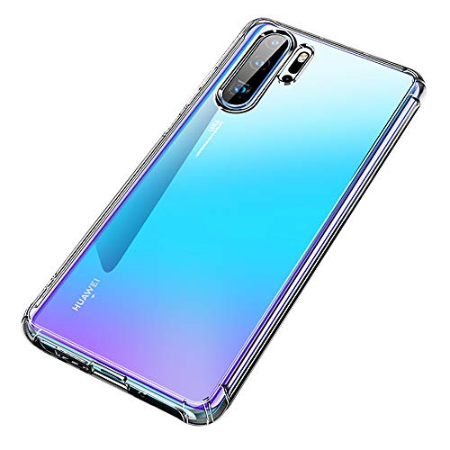 Uluck Gehäuse kompatibel mit Huawei P30 Pro, kristallklarem Anti-gelbem Ultra Slim Soft TPU Silikon-Schockdicht, Anti-Kratzer-Telefonhülle Abdeckung-Reiner klar (6,47 Zoll)