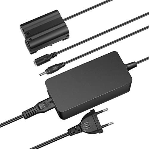 NEEWER Virtueller Batterie mit AC/DC Koppler, ersetzt die Stromversorgung des EP~5B/EN~EL15, kompatibel mit Nikon Z5 Z6 Z7 Z6II Z7II D500 D610 D750 D780 D800 D810 D850 D7000 D7100 D7200 D7500