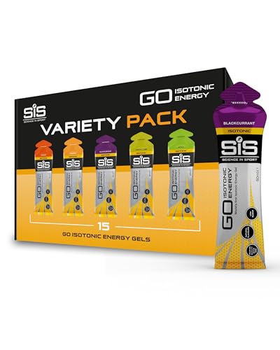 Science in Sport GO High Carb Isotonic Energy Gel 15 x 60ml Vegan - Isotonische Formulierung mit 22g Kohlenhydraten, Guter Energielieferant, Optimale Alternative für isotonische Getränke