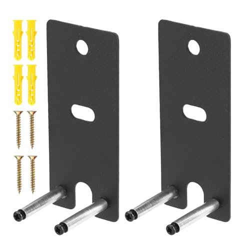 QWORK® 1 Paar Schwarz Wandhalterung, Geeignet Für Bose Lifestyle 650/700, Einfache Installation