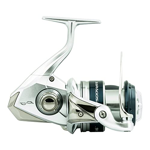SHIMANO Moulinet Spinning Saragosa SW A 5000 XG - 450g - R.6.2:1 - RETR.105cm - Bk.10Kg - SRG5000SWAXG, Silber