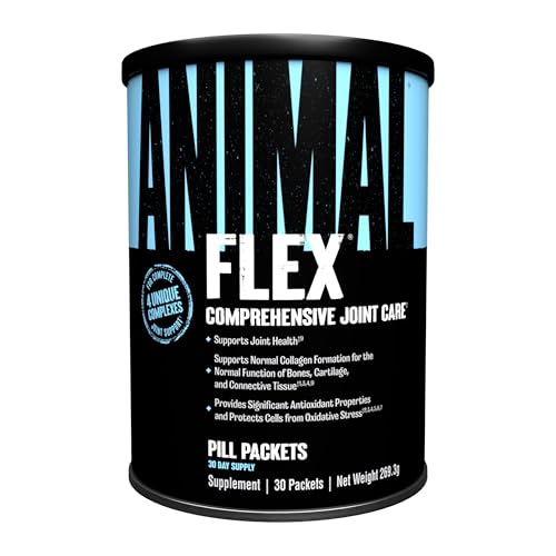 ANIMAL Flex Comprehensive Joint Care - 4 einzigartige Komplexe für Gelenke, Knochen & Knorpel - mit Vitamin A & E, Glucosamin, Leinsamenöl & Hyaluronsäure - 30 Packungen