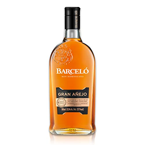 Ron Barceló Gran Añejo Rum (1 x 0,7 l) 37,5% vol. - Raffinierte Komposition außergewöhnlicher Rumsorten. Markanter und voller Geschmack - zum Mixen oder für den puren Genuss