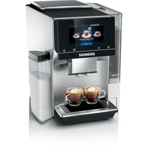 Espressomühle SIEMENS TQ705R03 - EQ.700 INTEGRAL - 20 Rezepte - 6 Mahlgrade - 3 Temperaturen - Touchscreen - 350 g Bohnenbehäl