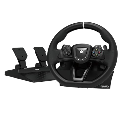HORI Wireless Racing Wheel Overdrive für Xbox X|S Series – Vollgrößes Kabelloses Lenkrad für Xbox X|S Series, Xbox One und PC – Offiziell Microsoft lizenziert