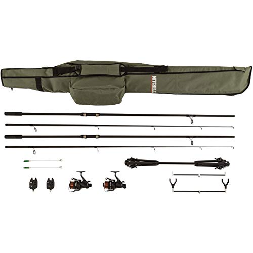 Mitchell GT Pro Ruten und Rollen Carp Karpfen Komplett-Set, Schwarz