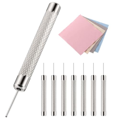 8 Packung SIM Kartenfach Auswurfstift Entfernung Werkzeug Auswurfstift Nadel mit 4 Reinigungstüchern Kompatibel mit iPhone, iPads, iPods, Samsung Galaxy Note-/ S- / Edge-/ J-Serien und HTC Telefon