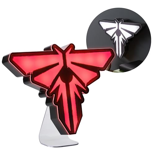 The Last of Us Paladone Firefly Light - Offiziell lizenziertes Film-Logo-Licht, Spiel- und Wohnzimmerdekoration und Geschenk, Neon-Feuerfliegen-Raumzubehör und Nachtlicht für Fans der TV-Show