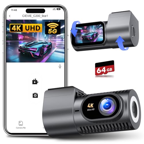 CIEVIE Dashcam Auto Vorne 4K, 1,5