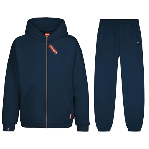 CUBAIANS Vinales Herren Jogging Anzug Dunkelblau Gr. XXL