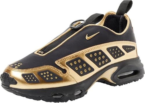 NIKE Damen Air Max SNDR Sneaker, Black Metallic Gold Black Dk Smoke Grey, 39 EU