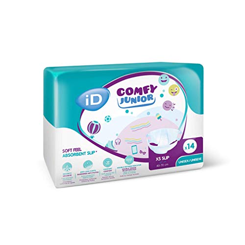 iD Comfy Junior Slip XS - Windeln für Kinder - 40 bis 70 cm Hüftumfang