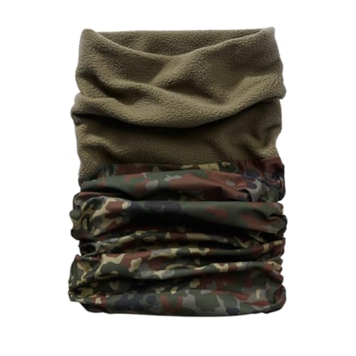 BWuM Multifunktionstuch mit Fleece Winter, Farbe:Flecktarn