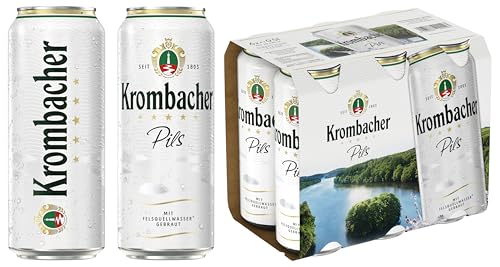 Krombacher Pils 6 x 0,5 L Dosenmultipack