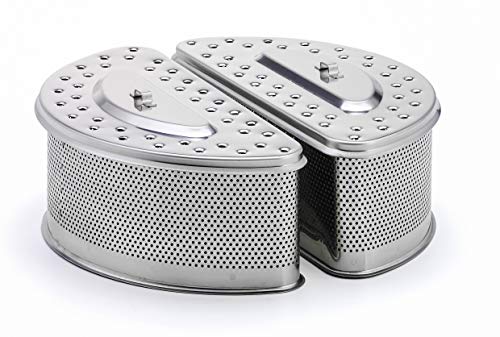 LotusGrill XXL Ersatz-Kohlebehälter aus Edelstahl – speziell für den Holzkohlegrill/Tischgrill mit geringem Rauch