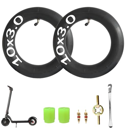 2 Stück 10x3,0 Schlauch für Elektroroller mit 10 Zoll Rädern für 80/65-6 Reifen 255x80 Reifen 10x3,0 Reifen 10 Zoll Räder