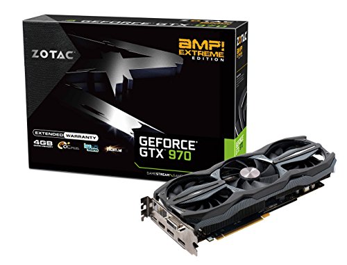 Zotac 4GB GeForce GTX 970 AMP! Extreme Edition (ZT-90102-10P) PCIe Grafikkarte