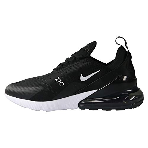 Nike Herren Air Max 270 Sneaker, Black Anthracite White Solar Red, 43 EU