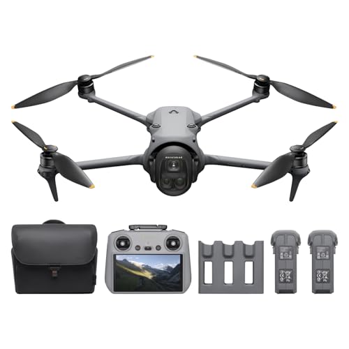 DJI Mavic 4 Pro Fly More Combo, Drohne mit DJI RC 2, Flaggschiff Triple Kamera Drohne mit 100 MP 4/3-CMOS-Hasselblad-Kamera, 30 km Videoübertragung, 51 Min. max. Flugzeit, Ladestation und mehr