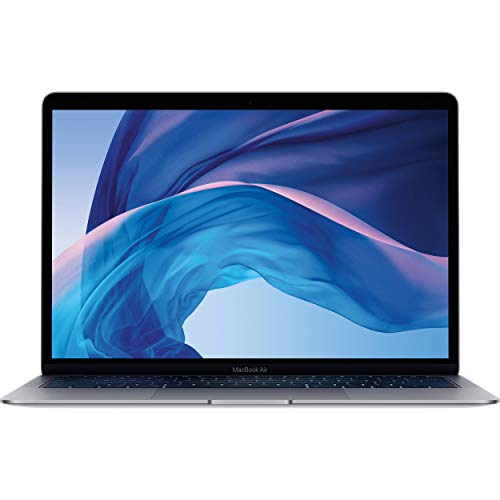 Apple Macbook Air Ende 2018 mit 1,6 GHz Intel Core i5, 13 Zoll, 8 GB RAM, 128 GB SSD (mit spanischer Qwerty-Tastatur) – Space Grau (Generalüberholt)
