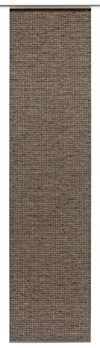 Gardinia Flächenvorhang (1 Stück), Schiebegardine, Blickdicht, Flächenvorhang Natur-Optik, Teak, 60 x 245 cm (BxH) 10010988