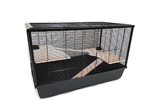 Ollesch Mega Hamsterkäfig Mäusekäfig Nagerkäfig 100 x 54 x 61 cm mit Zubehör