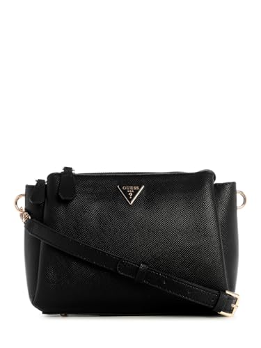 GUESS Noelle II Tri Comp Crossbody Bag Black