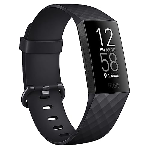 Vancle Ersatzarmband für Fitbit Charge 4 und Herren, Silikon Armband für Fitbit Charge 3 / Fitbit Charge 4 SE / Fitbit Charge 3 SE (S, Schwarz)
