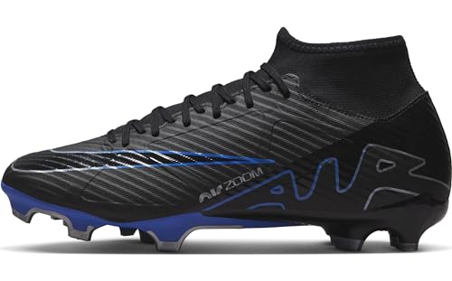 Nike Herren Superfly 9 Fussballschuh, Black/Chrome-Hyper Royal, 42.5 EU