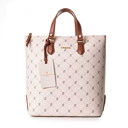 Lazarotti Palermo Rucksack Damen | Daypack mit Tragegriffen & verstellbaren Schultergurten | großer Cityrucksack 28 cm