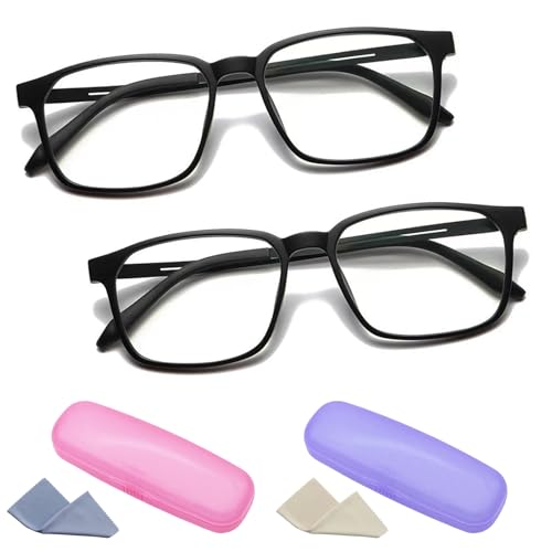BENBENGO Blaulichtfilter Brille,Computerbrille,Blue Light Blocking Glasses,Lesebrille Extra Breit für Breites Gesicht,Blaulichtschutz,Schutz vor Augenermüdung und UV-Blendung