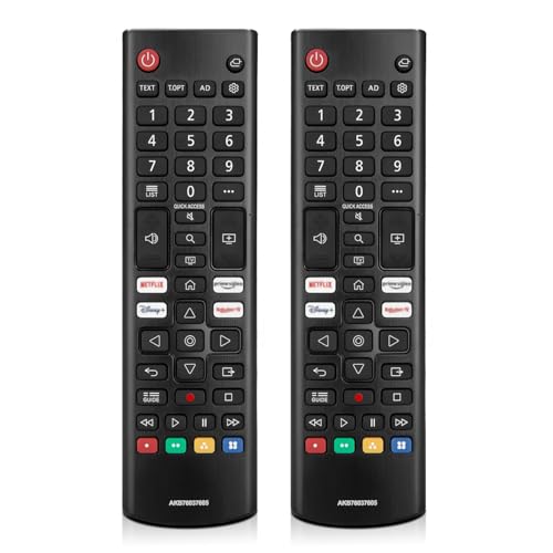 Ersatz Fernbedienung für LG Smart TV,Universal Sprachfernbedienung für LG Smart TVs mit 4 Shortcut Tasten,Kompatibel mit LED,QLED,UHD,Frame,4K Smart TV - 2pcs