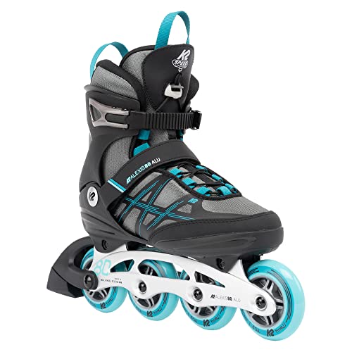 K2 Damen, Inline Skates, Grey - Cyan, EU: 40 (UK: 6.5 / US: 9)