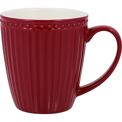 GreenGate Mug Alice Claret red