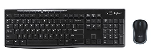Logitech MK270 Combo Tastatur und kabellose Maus kabellosem Nano-Empfänger (QWERTZ- Deutsches Tastaturlayout) schwarz
