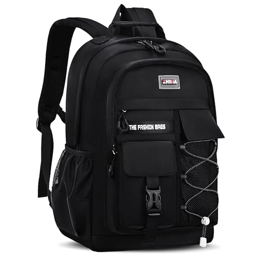 Amythe Schulrucksack Jungen Teenager, 2025 Groß Rucksack Schule Gymnasium Oberstufe Schulranzen Wasserabweisend für 15.6