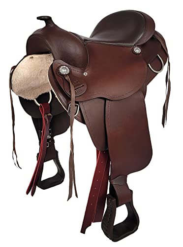 A&M Reitsport Westernsattel Austin aus Büffelleder hoher Qualität Neu, Größe:16 Zoll