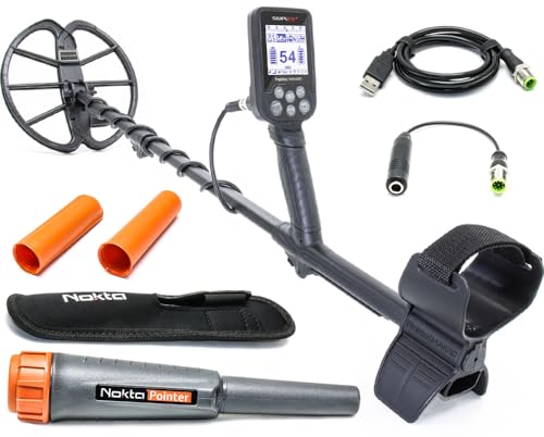 Nokta Simplex+ mit Nokta-Pointer pinpointer, Metallsuchgerät, Detektor, IP68 Komplett wasserdicht, Metalldetektor Profi, Sondeln, Metalldetektor Set