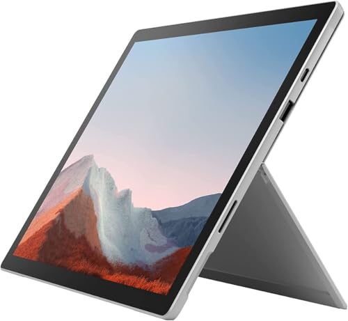 Microsoft 2021 Surface Pro 7+ Tablet, 12,3 Zoll (2736 x 1824), Intel Core i5-1135G7, 8 GB RAM, 256 GB SSD, Platin, Windows 11 Pro (Generalüberholt)