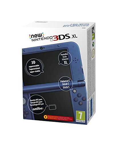 Nintendo New 3DS XL - Konsole, Blau Metallic