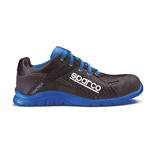 SPARCO Sicherheitshalbschuh Practice Black Blue S1P SRC Größe 42