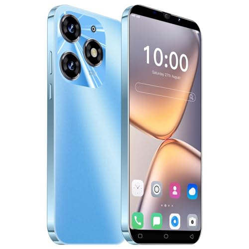 MTGud Smartphone Tagesangebot, 5,0 Zoll IPS Display, 16GB ROM, 128GB, erweiterbar, Android Smartphone, Dual SIM Handy, 3000 mAh Akku für, Einfaches Mobiltelefon (SPark10Pro-Blue)