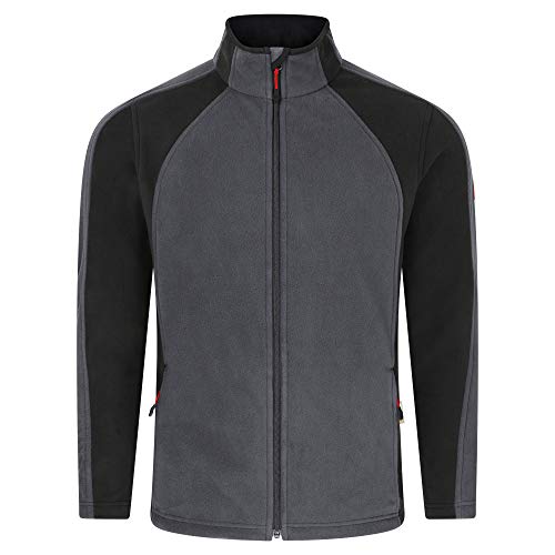 Engelbert Strauss Fleecejacke Atmungsaktiv Windabweisend Wärmend Dryplexx Micro (Anthrazit, L)
