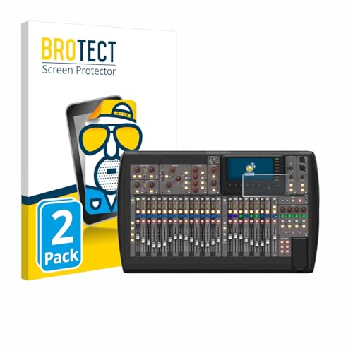 BROTECT Entspiegelungs-Schutzfolie für Behringer X32 (2 Stück) Matte Displayschutz-Folie, Anti-Reflex, Anti-Fingerprint