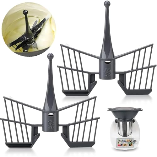 2 Stück Schmetterling Rühraufsatz für Thermomix TM5 TM6 TM31, Schmetterling Rührer für Thermomix Zubehör, Küchenmaschine Ersatzteile für Vorwerk Thermomix Küchenmaschine